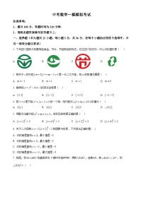 中考数学一模试卷及解析23
