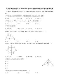 四川省南充市营山县2025-2026学年八年级上学期期末考试数学试题-自定义类型