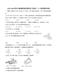2025-2026学年云南省昭通市昭阳区七年级（上）期末数学试卷-自定义类型