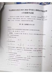 四川省乐山市马边彝族自治县2025-2026学年八年级上学期1月期末数学试题