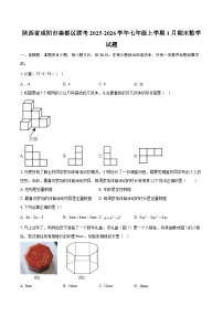 陕西省咸阳市秦都区联考2025-2026学年七年级上学期1月期末数学试题-自定义类型