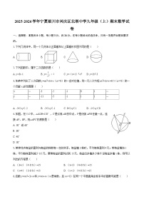 2025-2026学年宁夏银川市兴庆区北塔中学九年级（上）期末数学试卷-自定义类型