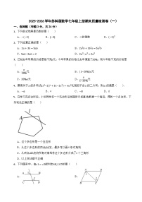 2025-2026学年苏科版数学七年级上册期末质量检测卷（一）