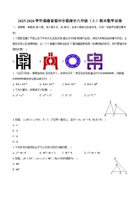 2025-2026学年福建省福州市福清市八年级（上）期末数学试卷（含答案+解析）