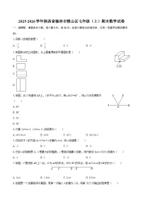 2025-2026学年陕西省榆林市横山区七年级（上）期末数学试卷-自定义类型