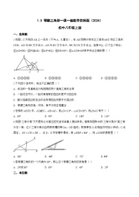 初中数学苏科版（2024）八年级上册（2024）第1章 三角形1.5 等腰三角形复习练习题