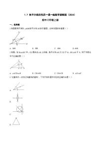 八年级上册（2024）1.7 角平分线的性质同步训练题
