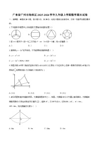 广东省广州市海珠区2025-2026学年九年级上学期数学期末试卷-自定义类型