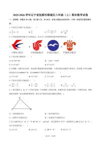 2025-2026学年辽宁省抚顺市顺城区八年级（上）期末数学试卷