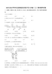 2025-2026学年河北省秦皇岛市抚宁区七年级（上）期末数学试卷