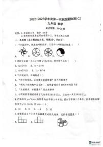 2025-2026第一学期河北邢台任泽区期末考九年级数学_(含答案_)试卷
