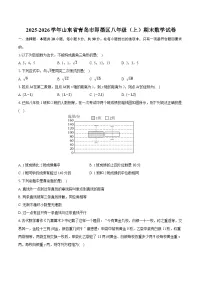 2025-2026学年山东省青岛市即墨区八年级（上）期末数学试卷（含答案+解析）
