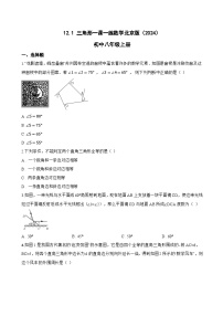 初中数学北京版（2024）八年级上册（2024）12.1 三角形课堂检测