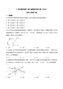 数学七年级下册（2024）平行线的性质随堂练习题
