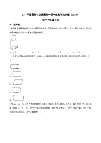 初中数学北京版（2024）七年级上册（2024）平面图形与立体图形精练