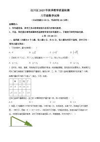 四川省达州市达川区2025-2026学年八年级上学期期末考试数学试题（原卷+解析）