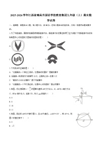 2025-2026学年江西省南昌外国语学校教育集团九年级（上）期末数学试卷-自定义类型