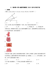 初中轴对称同步训练题