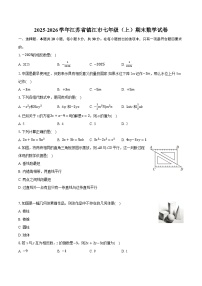 2025-2026学年江苏省镇江市七年级（上）期末数学试卷（含答案+解析）