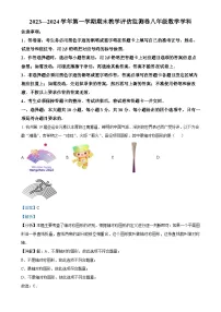 广东省东莞市市区八年级上学期期末数学试题（解析版）(1)-A4