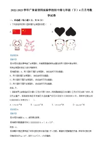广东省深圳实验学校初中部七年级下学期月考数学试题（解析版）-A4