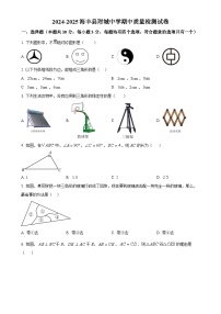 广东省汕尾市海丰县附城中学八年级上学期11月期中考试数学试题（原卷版）-A4