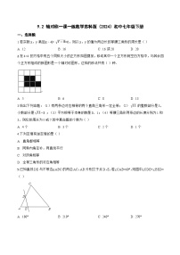 苏科版（2024）七年级下册（2024）轴对称练习题