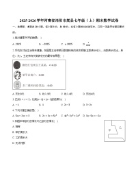 2025-2026学年河南省洛阳市嵩县七年级（上）期末数学试卷（含解析）
