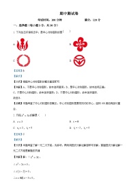 广东省深圳市罗湖区深圳中学九年级上学期数学期中测试卷（解析版）-A4