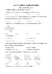 湖南湘潭市岳塘区2025-2026学年七年级上学期期末考试数学试卷（试卷+解析）