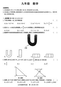 河南省郑州市2025-2026学年上学期九年级期末数学试卷及答案