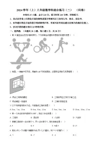 广东省广州市绿翠现代实验学校2024~2025学年八年级上学期数学期中考试试卷（原卷版）-A4