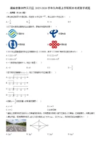 2025-2026学年湖南省株洲市天元区九年级上学期期末考试数学试卷（学生版）