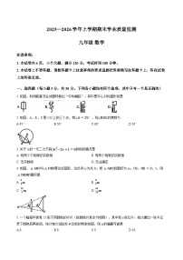 2025-2026济源市九年级数学期末试卷及答案