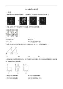 初中数学人教版（2024）七年级下册（2024）平移课时训练