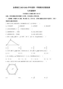 辽宁省大连市金普新区2025—2026学年上学期九年级期末数学试卷