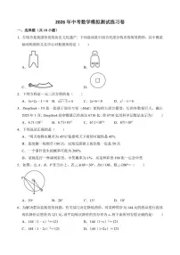 2026年中考数学模拟测试练习卷(含解析)