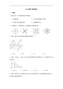 初中数学苏科版（2024）七年级下册（2024）平移课时练习