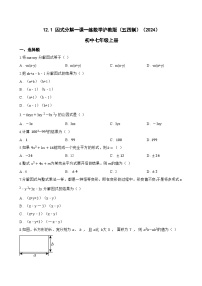 数学七年级上册（2024）因式分解精练