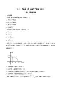 初中数学沪科版（2024）八年级上册（2024）12.2 一次函数课时作业