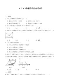 数学八年级下册（2024）8.2 特殊的平行四边形一课一练