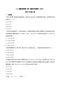 初中数学湘教版（2024）八年级上册（2024）2.4 整数指数幂习题