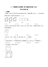 初中平面图形与立体图形课时训练