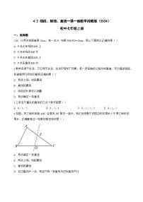湘教版（2024）七年级上册（2024）线段、射线、直线习题