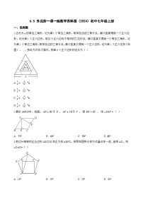 数学七年级上册（2024）多边形课时作业