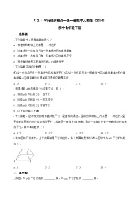 人教版（2024）七年级下册（2024）平行线的概念同步训练题