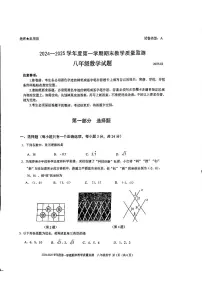 2024-2025学年广东省深圳市南山区八年级上期末数学_(含答案_)试卷