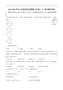 2025-2026学年山东省青岛市即墨区七年级上学期期中数学试题_(含答案_)