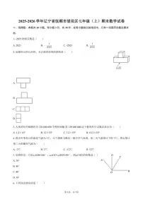 2025-2026学年辽宁省抚顺市望花区七年级（上）期末数学试卷（含答案）
