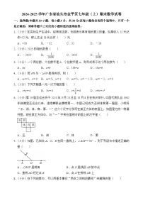 广东省汕头市金平区七年级上学期期末数学试卷-A4